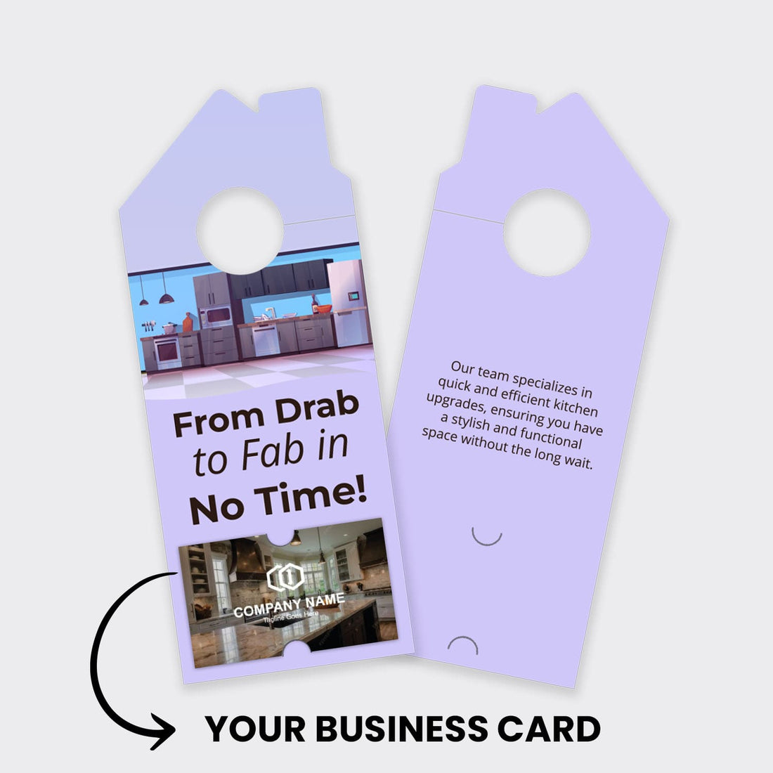 Kitchen Remodeling Services Door Hanger