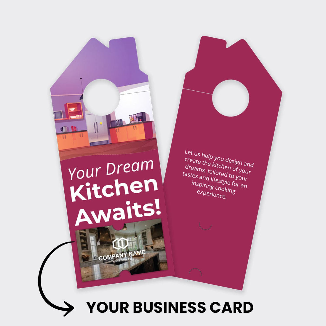 Kitchen Remodeling Services Door Hanger