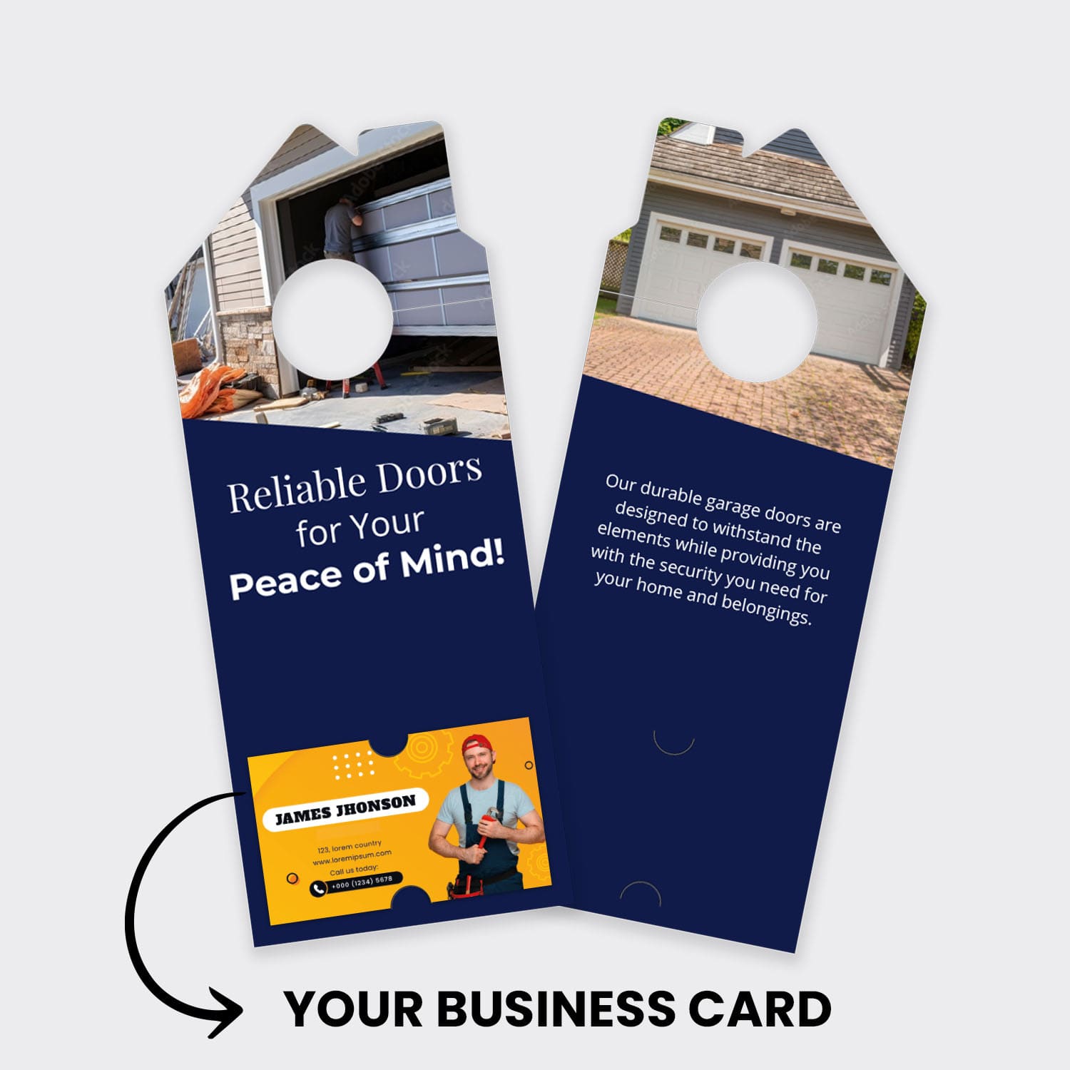 Garage Door Services Door Hanger