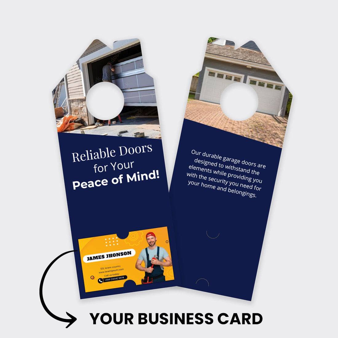 Garage Door Services Door Hanger