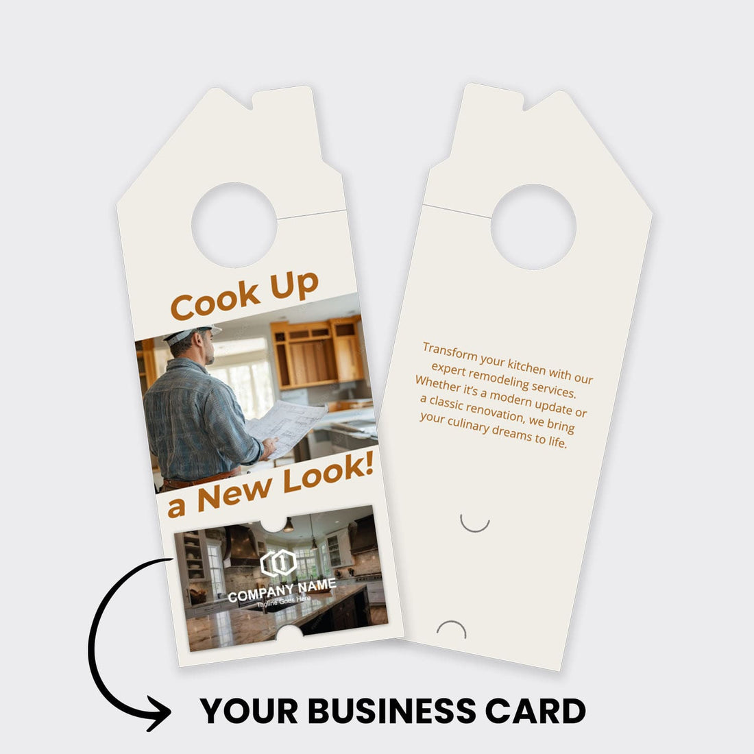 Kitchen Remodeling Services Door Hanger