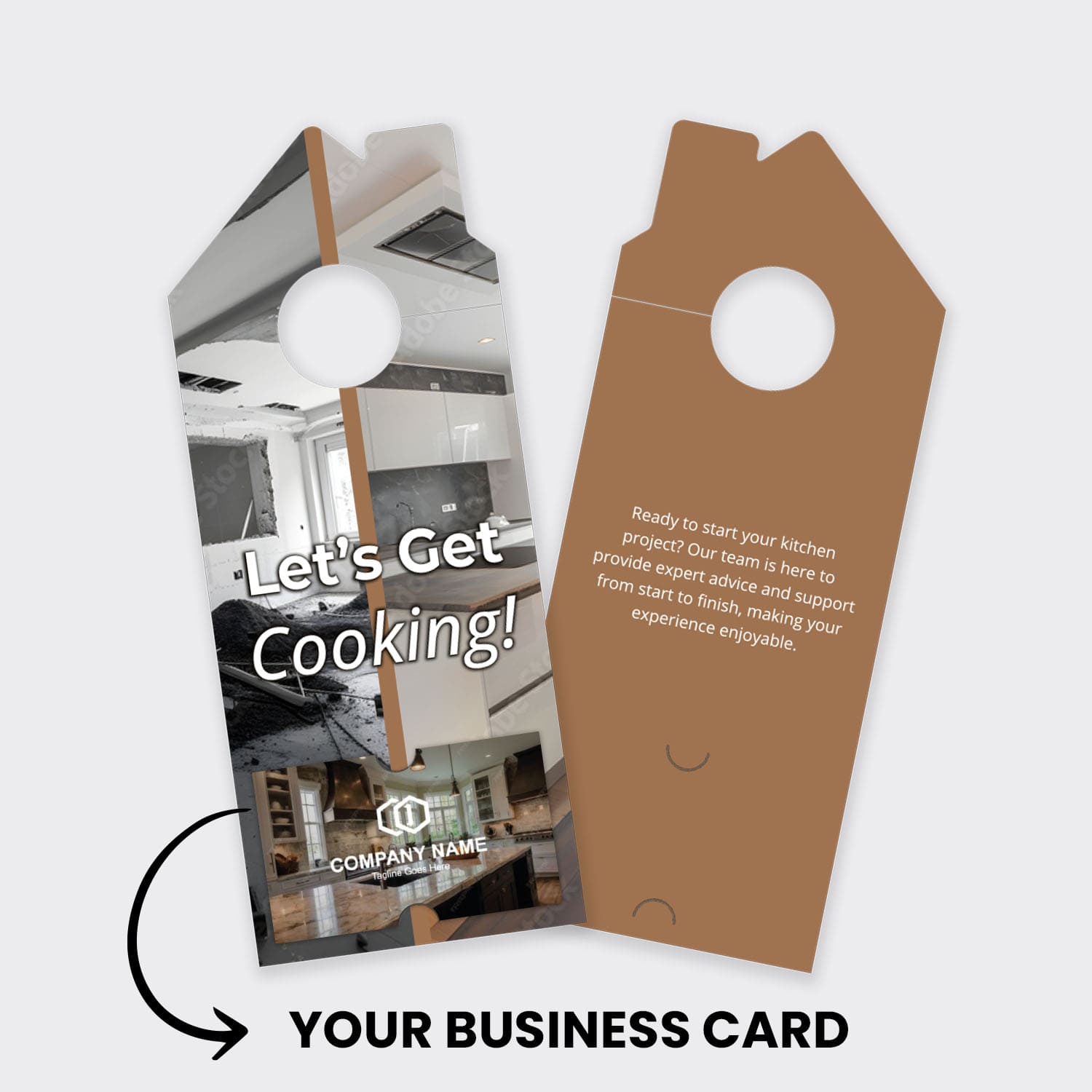 Kitchen Remodeling Services Door Hanger