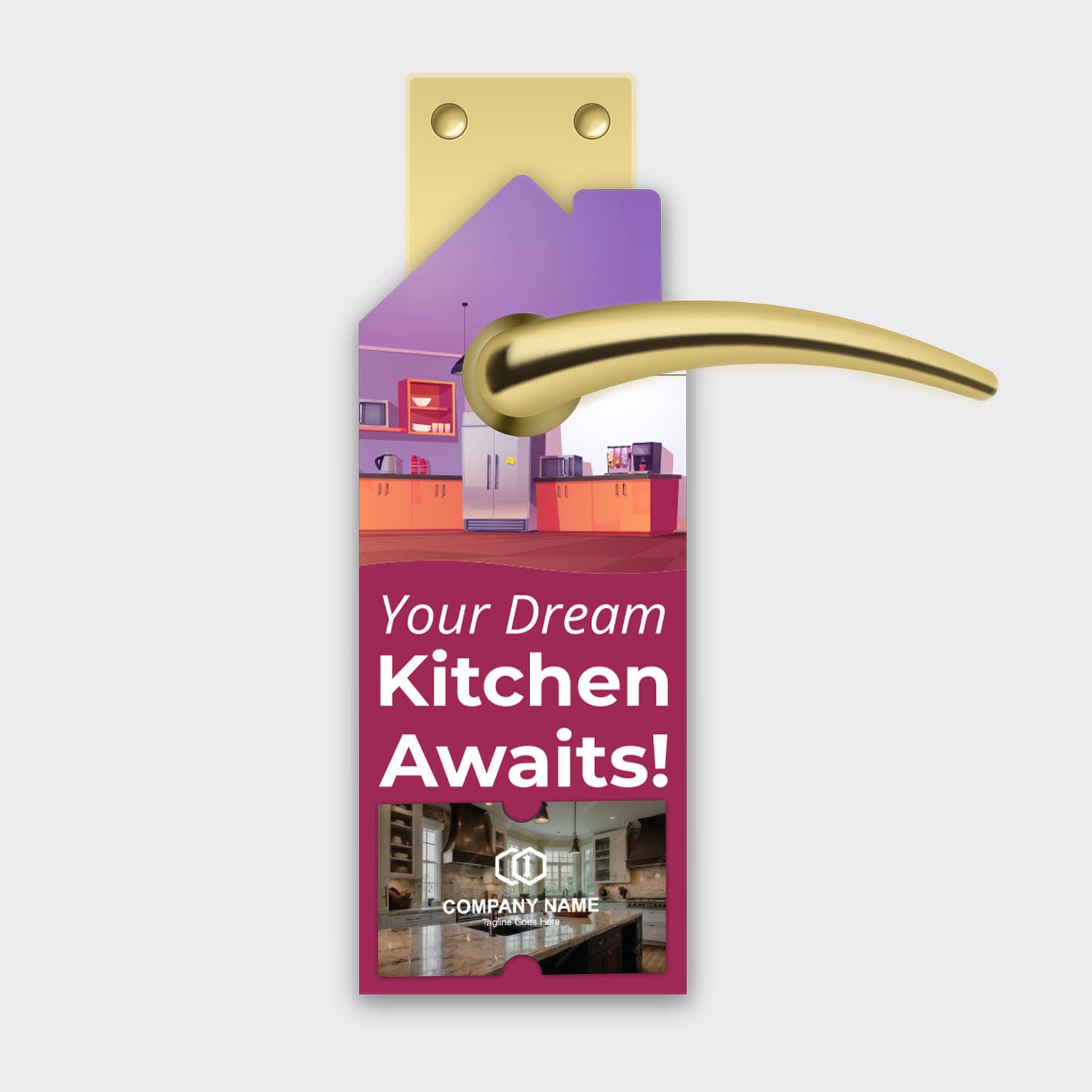 Kitchen Remodeling Services Door Hanger