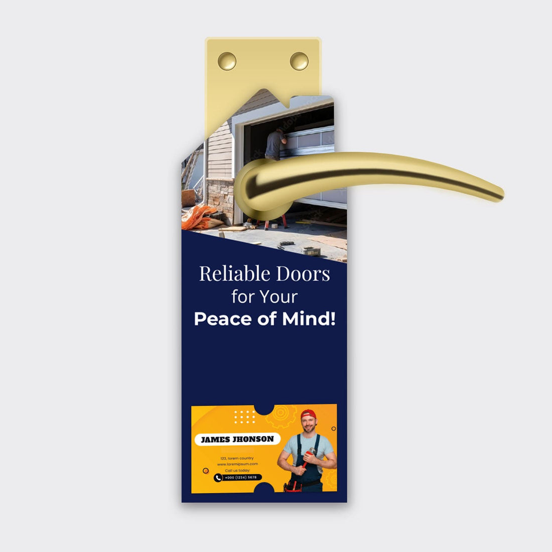 Garage Door Services Door Hanger