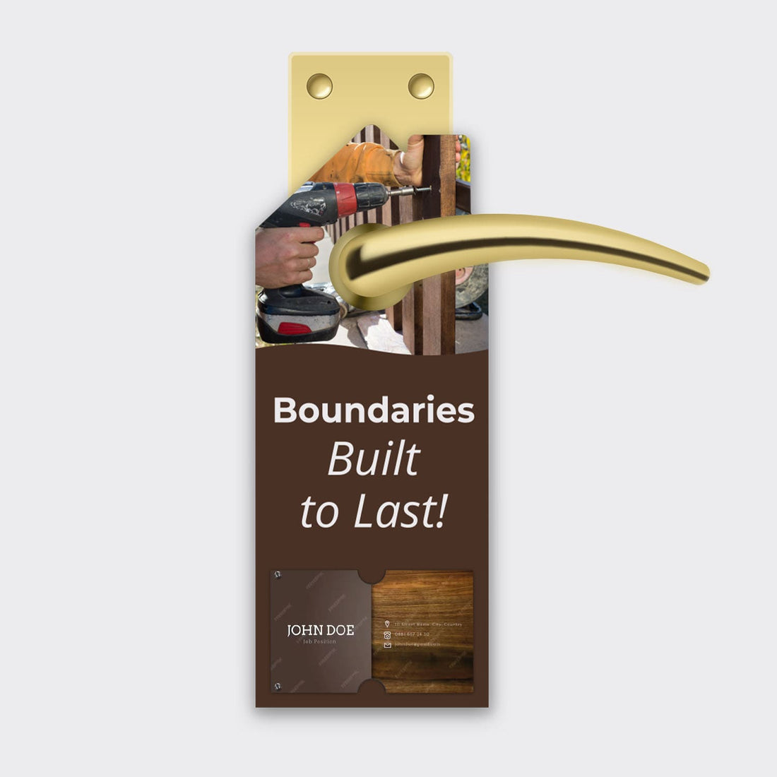 Fence Services Door Hanger