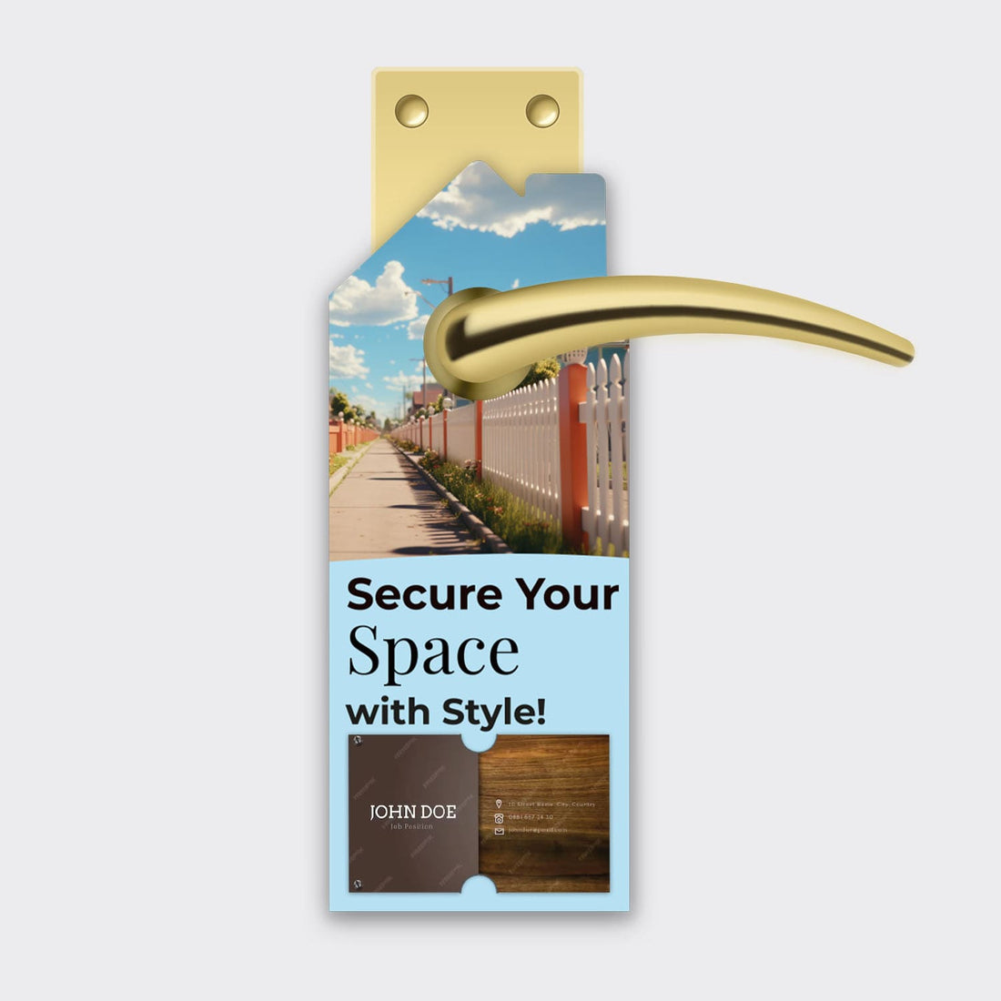 Fence Services Door Hanger