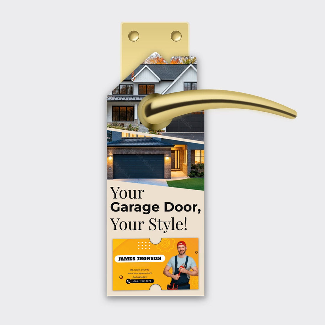 Garage Door Services Door Hanger