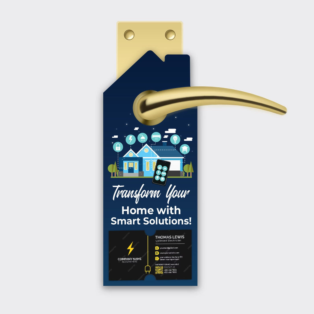 Electrician Services Door Hanger