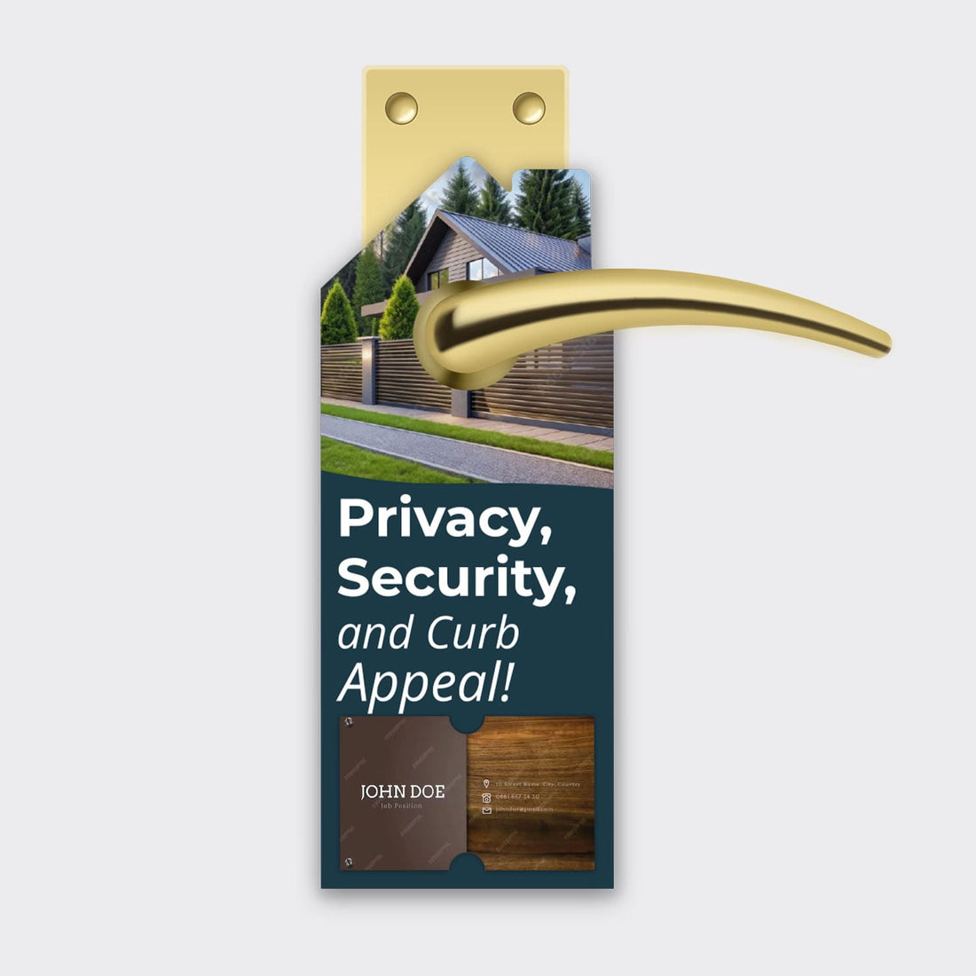Fence Services Door Hanger