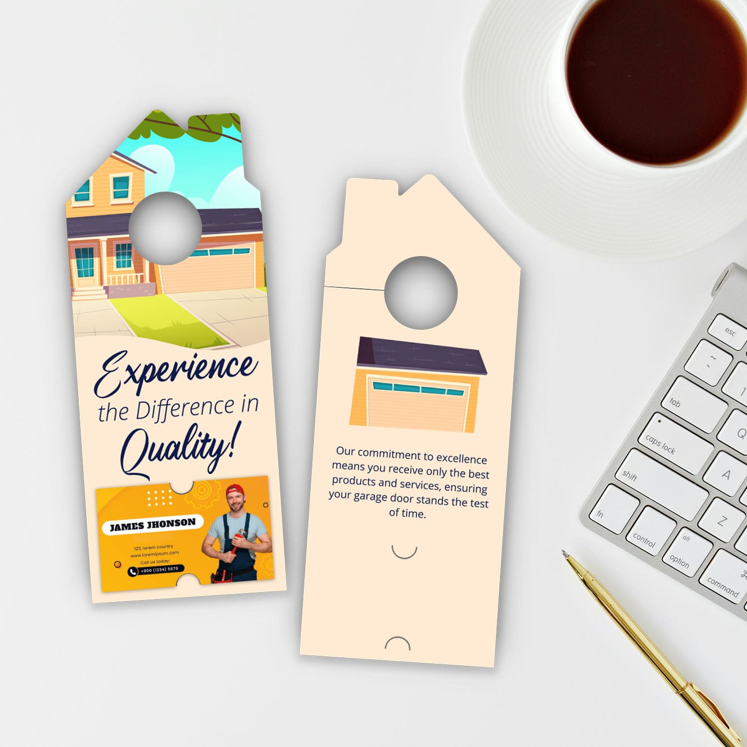 Garage Door Services Door Hanger