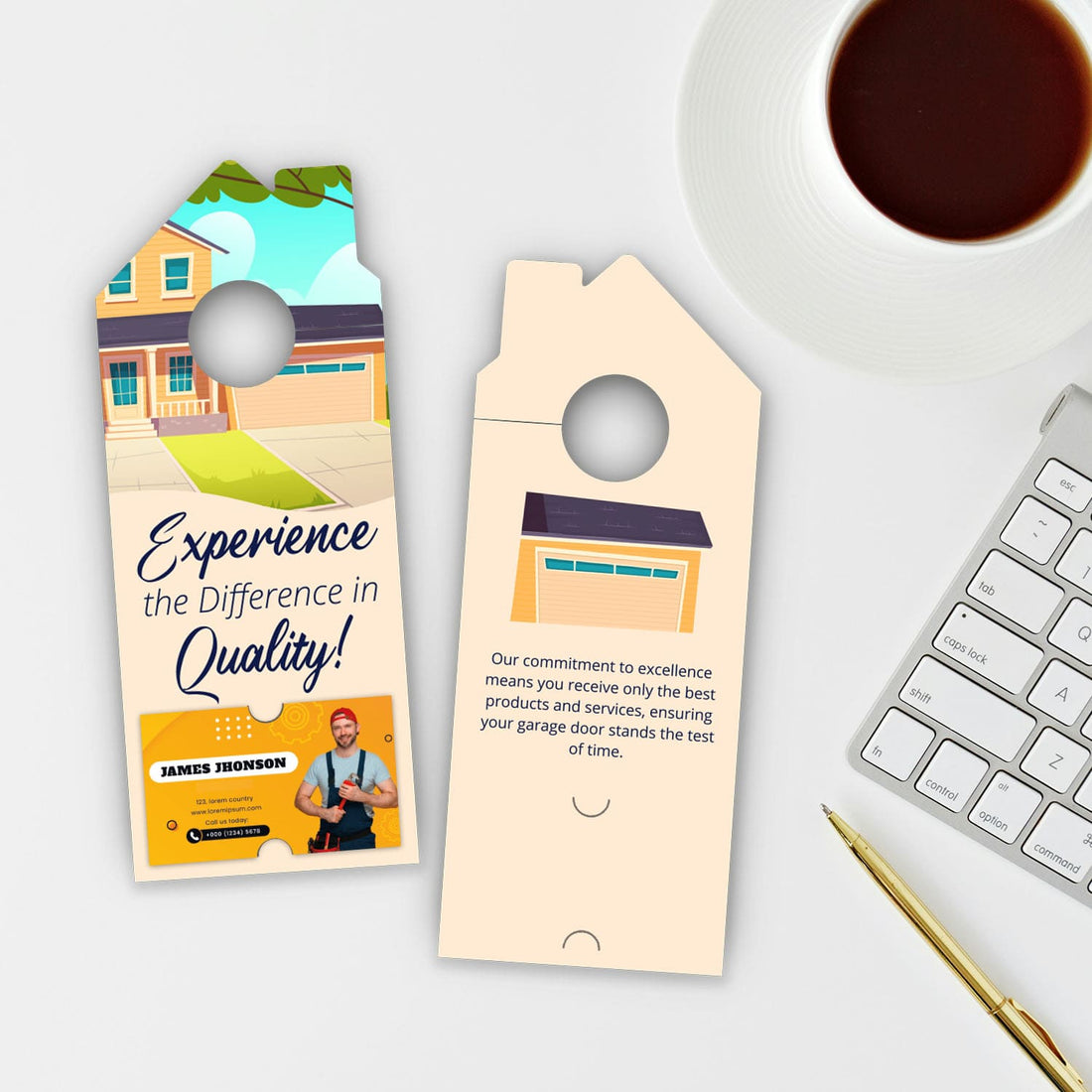 Garage Door Services Door Hanger