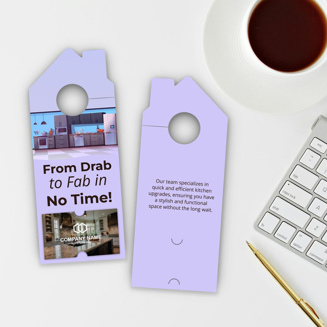 Kitchen Remodeling Services Door Hanger