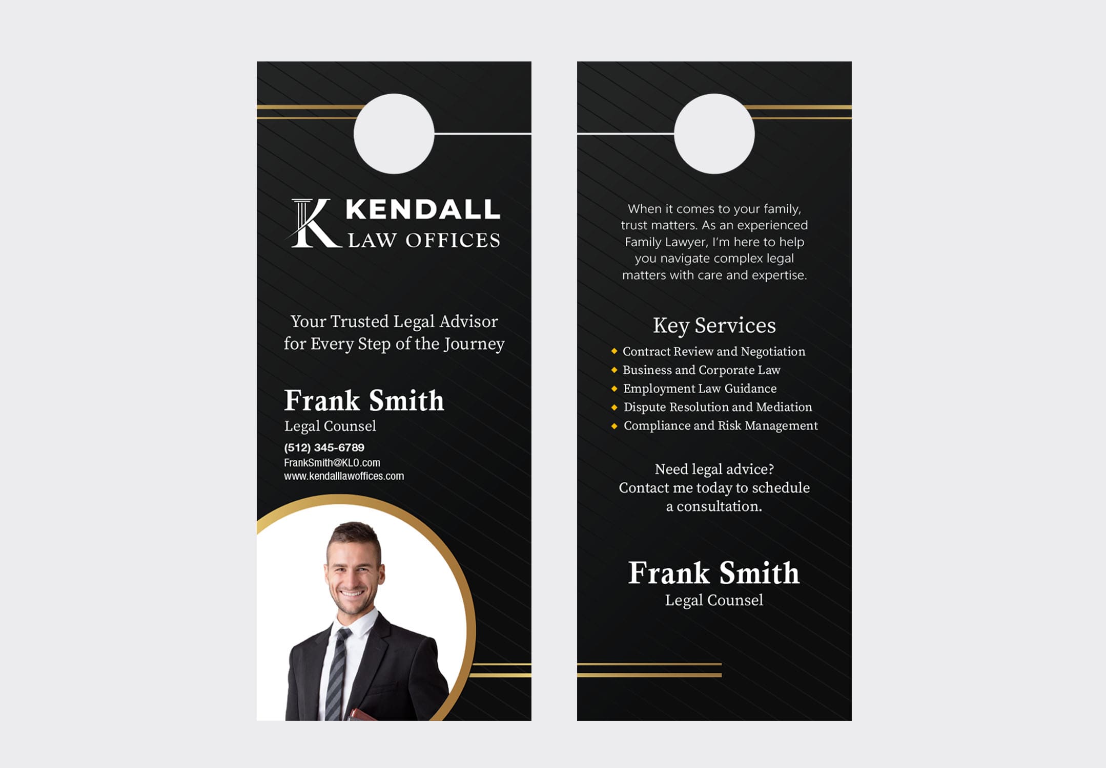 Legal Door Hanger