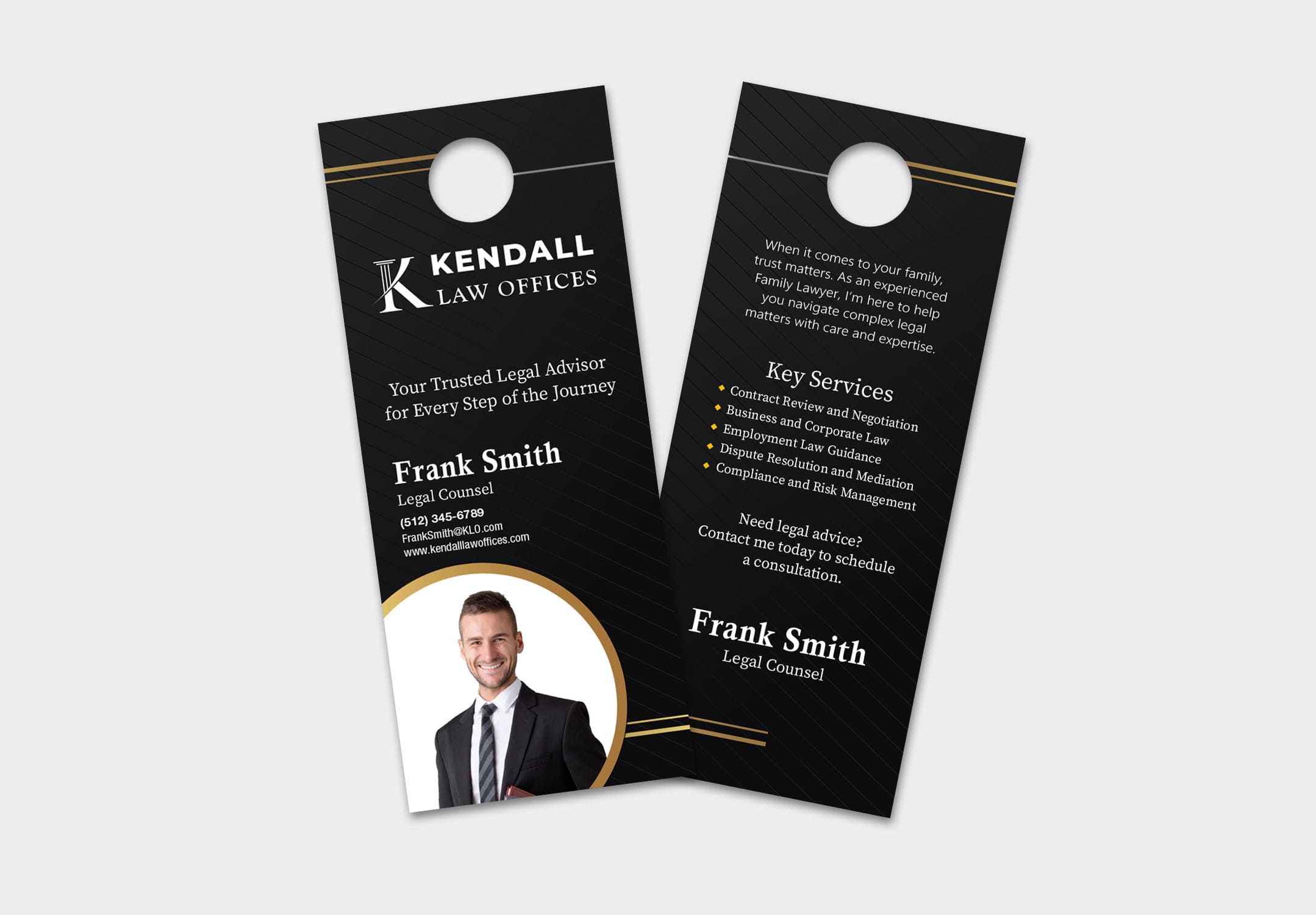 Legal Door Hanger