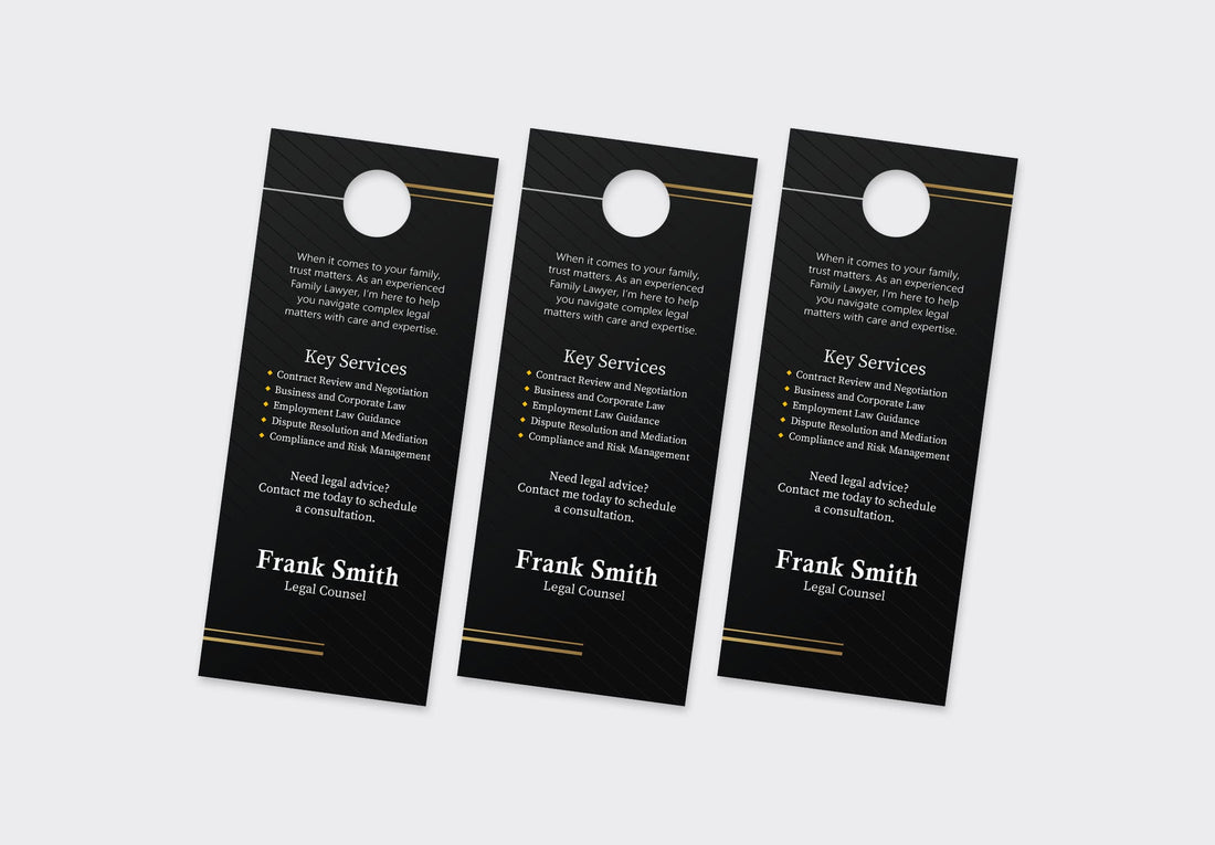 Legal Door Hanger