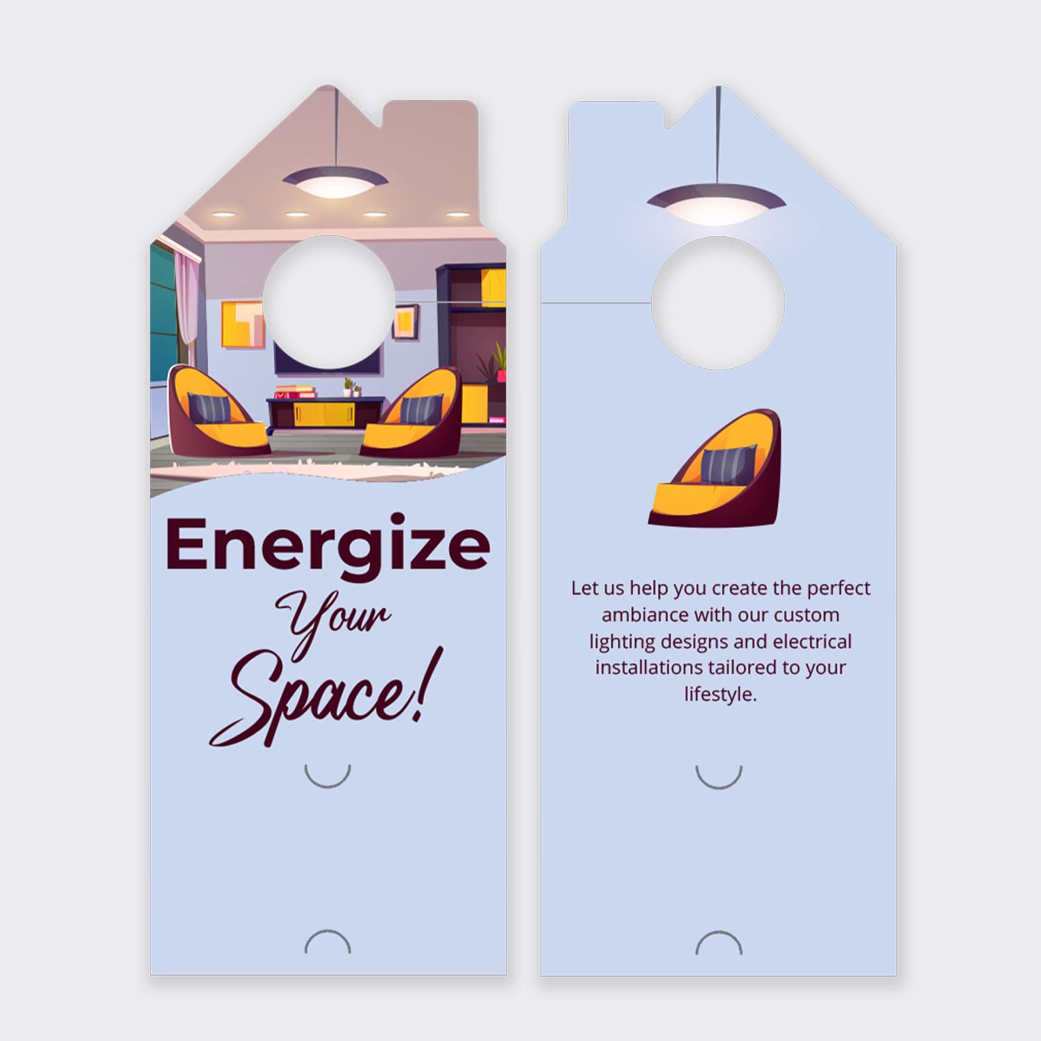 Electrician Services Door Hanger