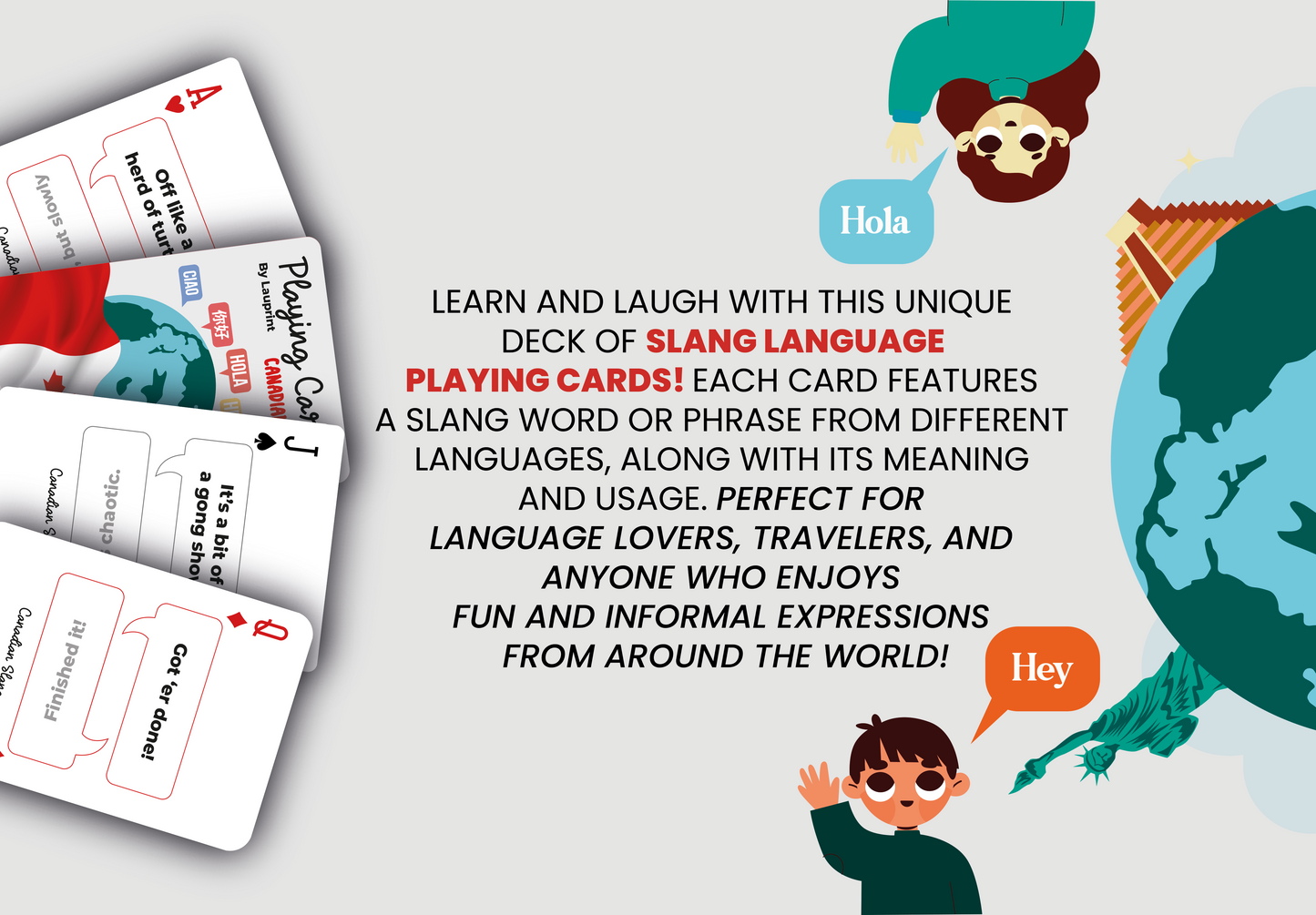 RUSH Canadian Slang Generic Playing Cards