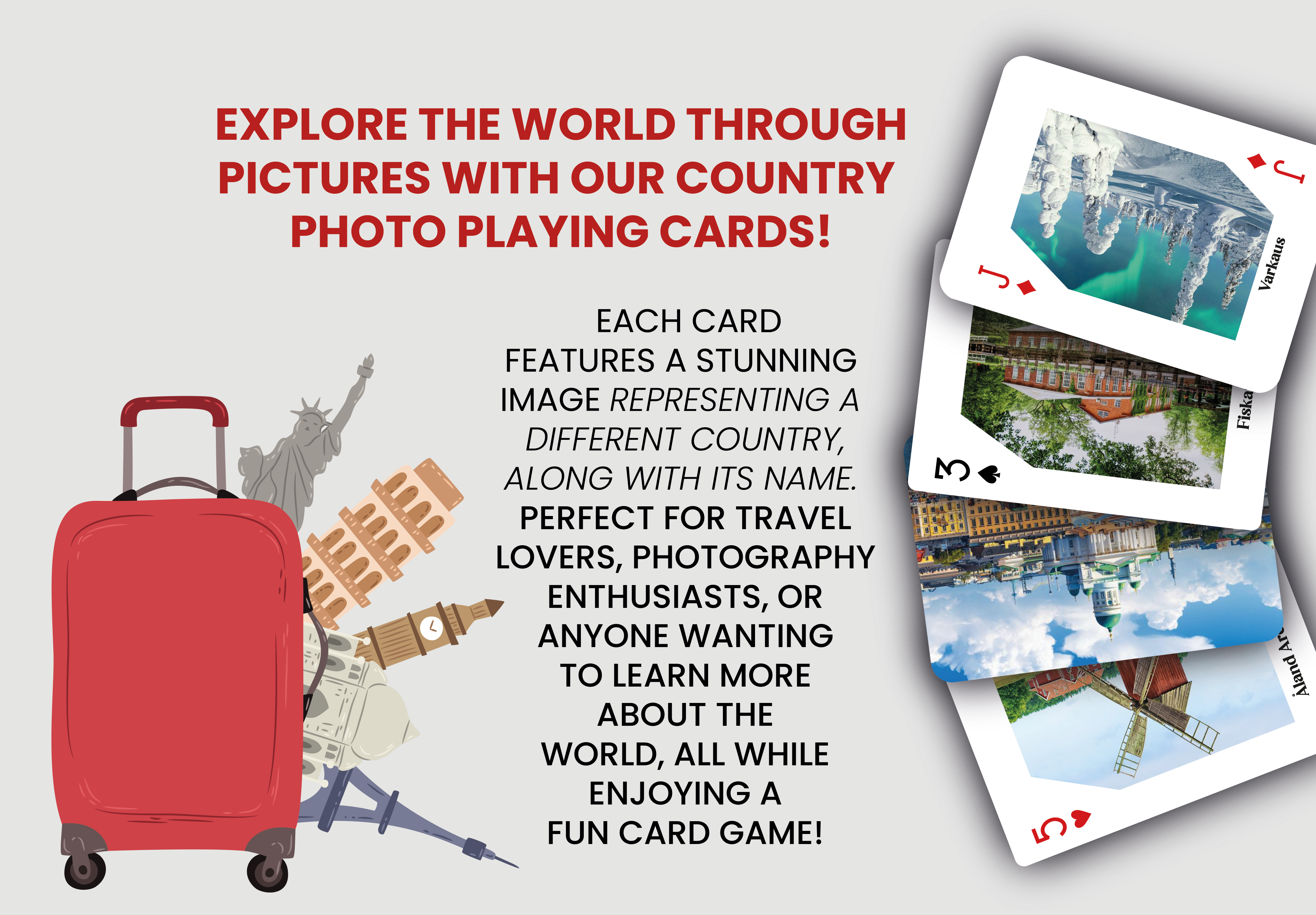 RUSH Magical Towns of Finland Playing Cards