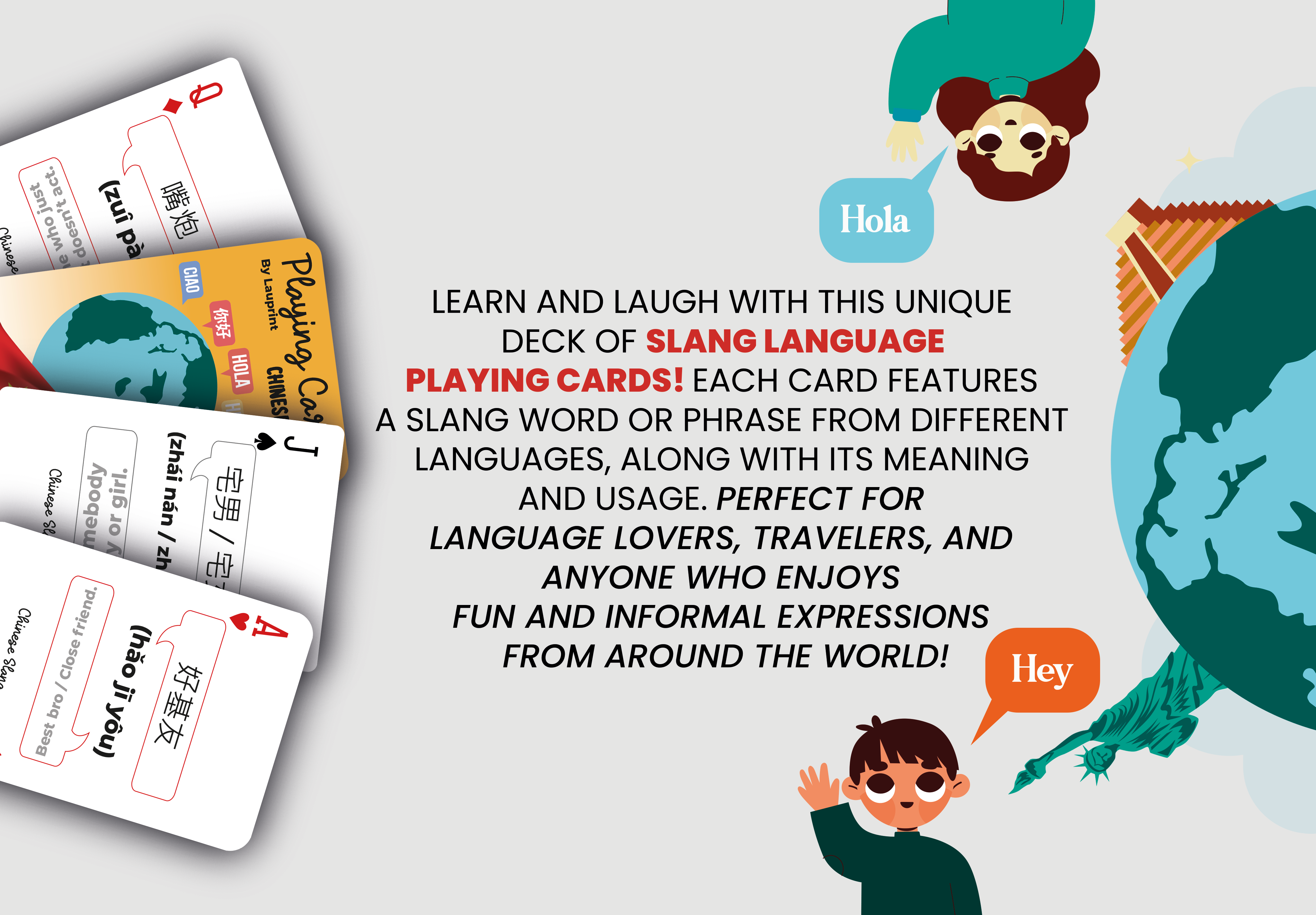 RUSH Chinese Slang Generic Playing Cards