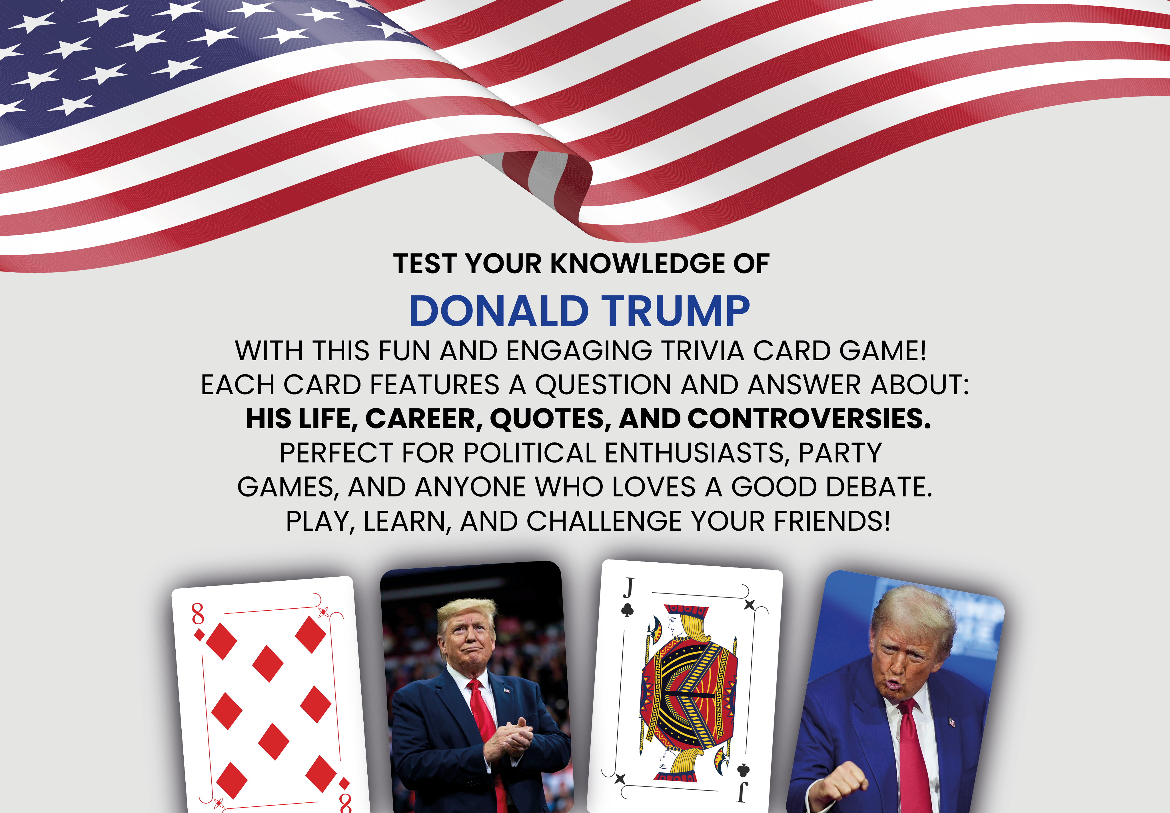 RUSH Donald Trump Playing Cards