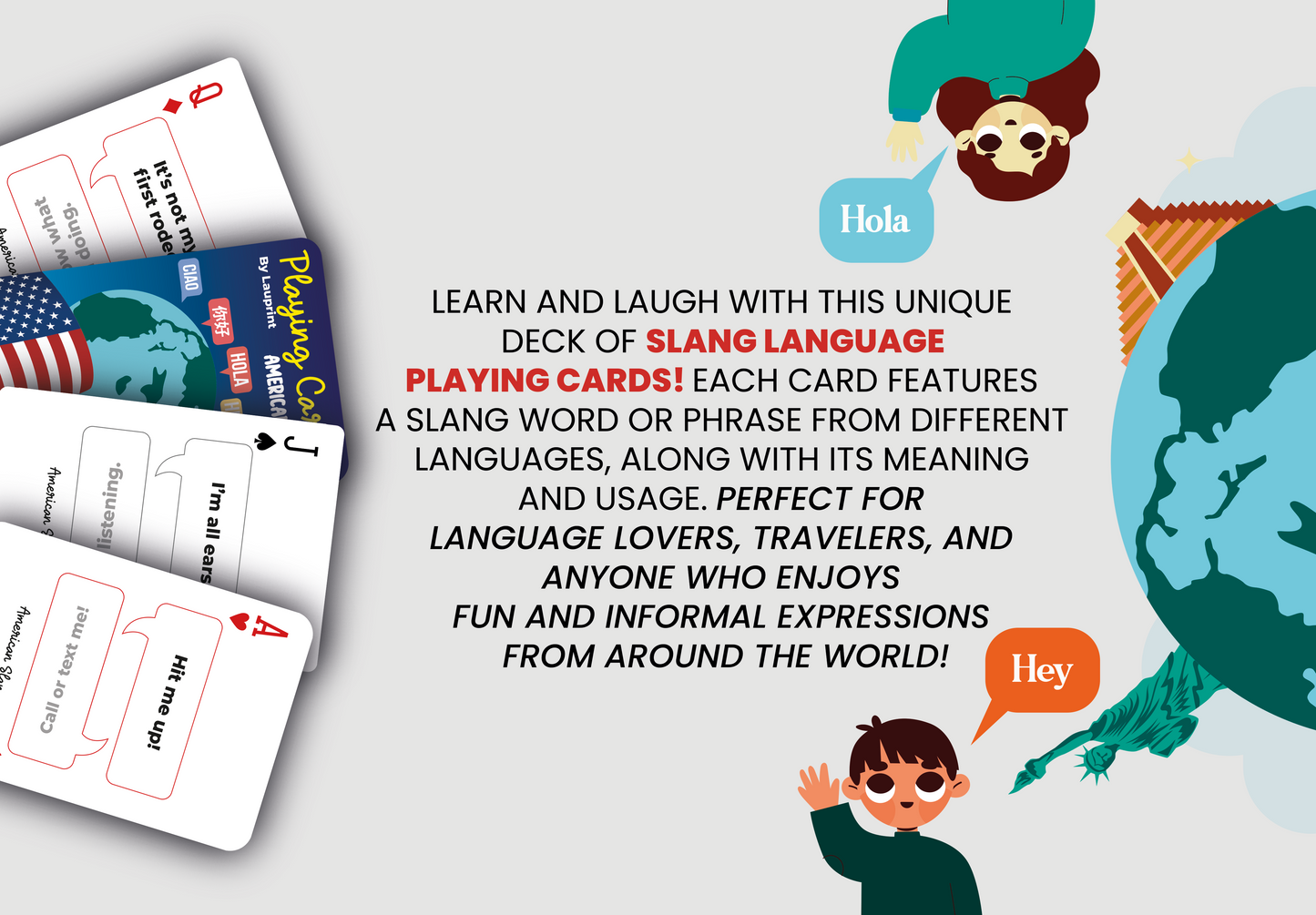 RUSH American Slang Generic Playing Cards