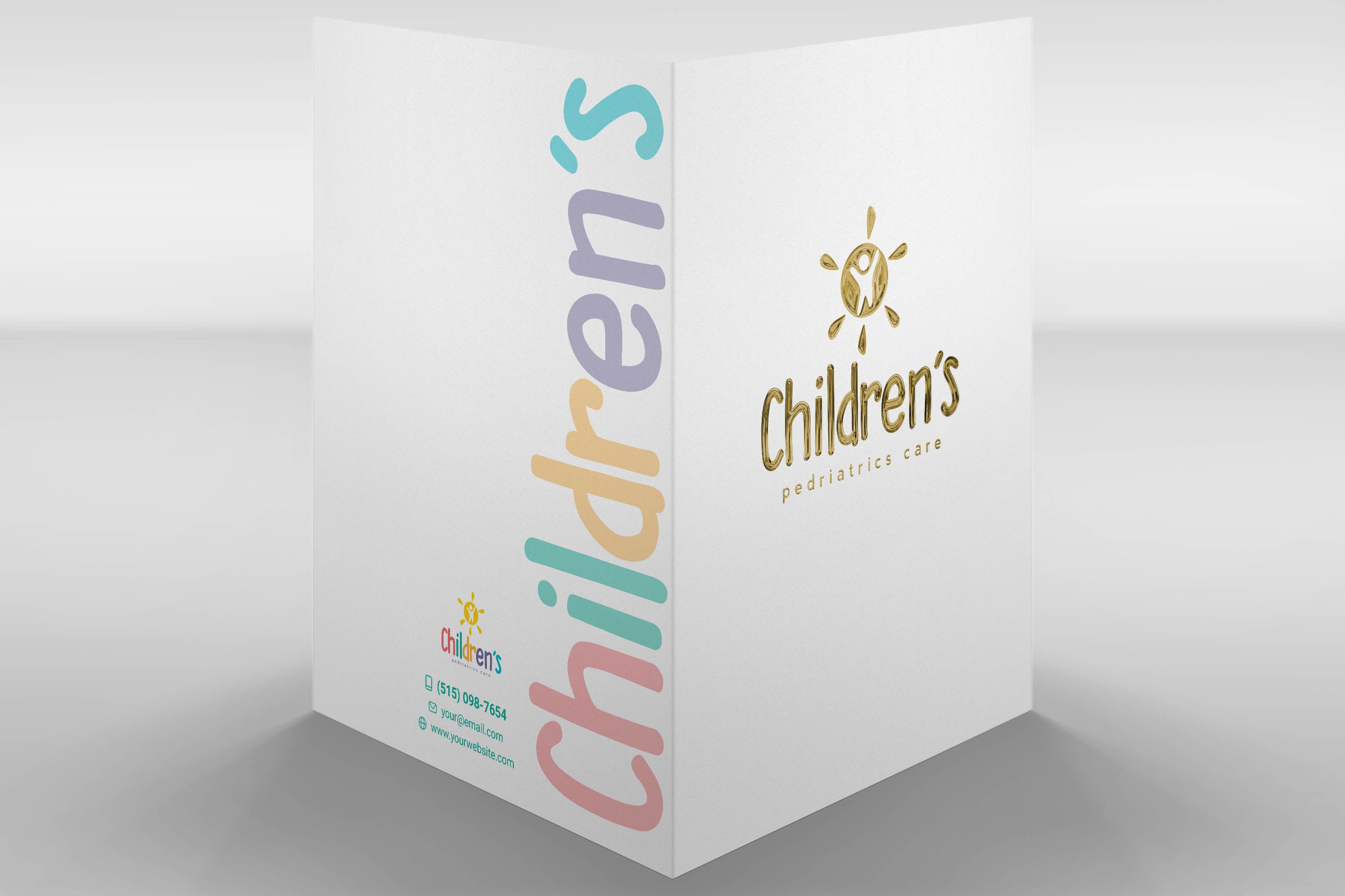 Presentation Folders | Custom | Marketing For Pediatrician | Luxury