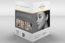 Load image into Gallery viewer, Dermatology  Velvet Presentation Folder,Custom Design With Your Logo.FREE Graphic Design included, Velvet Laminating, dermatology printing
