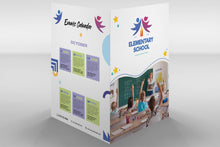 Load image into Gallery viewer, School Presentation Folder, Custom Design With Your Logo. FREE Graphic Design included, Velvet Laminating, school pocket folders
