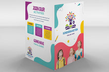 Load image into Gallery viewer, School Presentation Folder, Custom Design With Your Logo. FREE Graphic Design included, Velvet Laminating, school pocket folders
