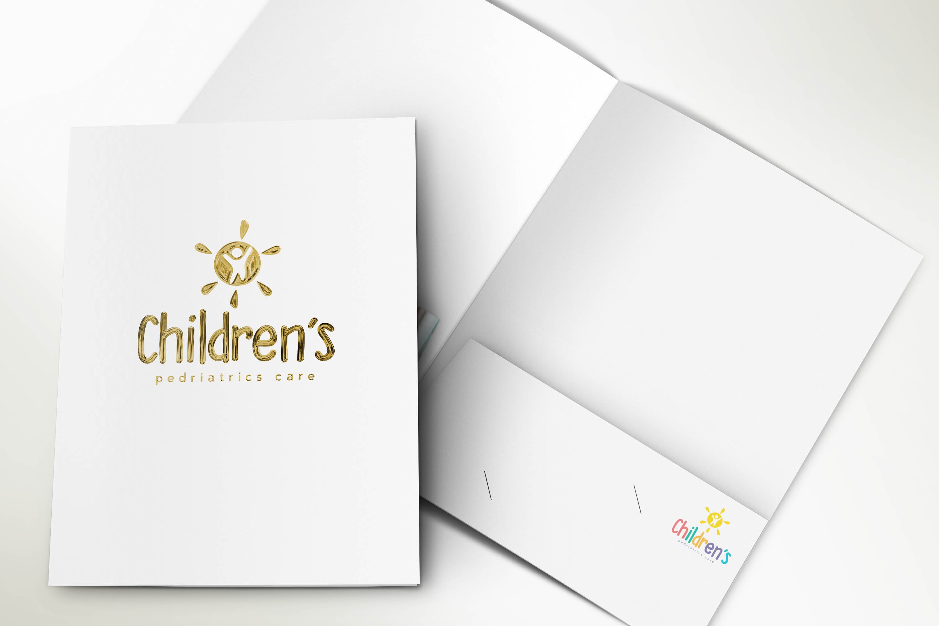 Presentation Folders | Custom | Marketing For Pediatrician | Luxury