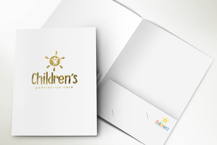 Presentation Folders | Custom | Marketing For Pediatrician | Luxury