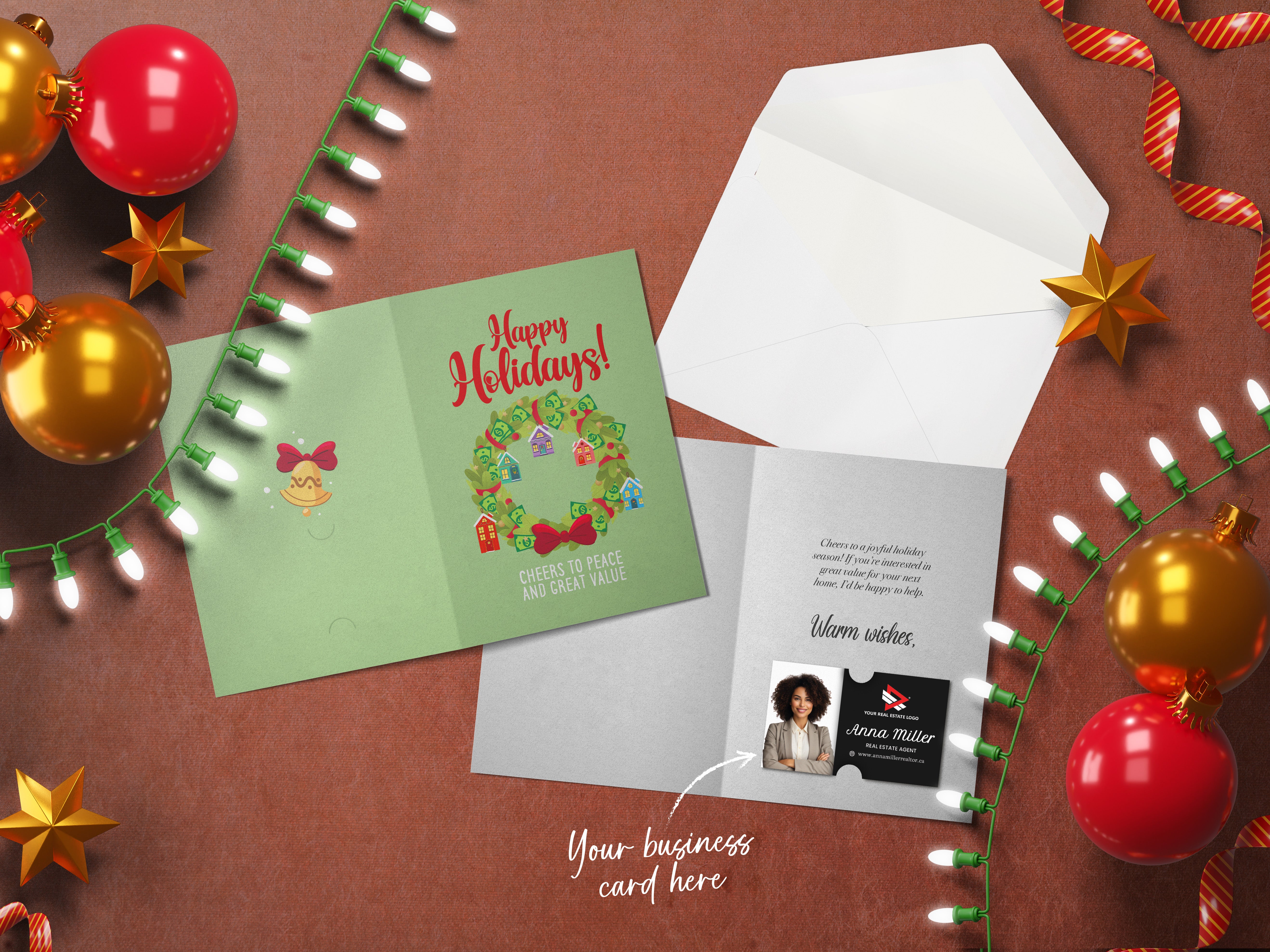 Realtor Holiday Greetings Cards
