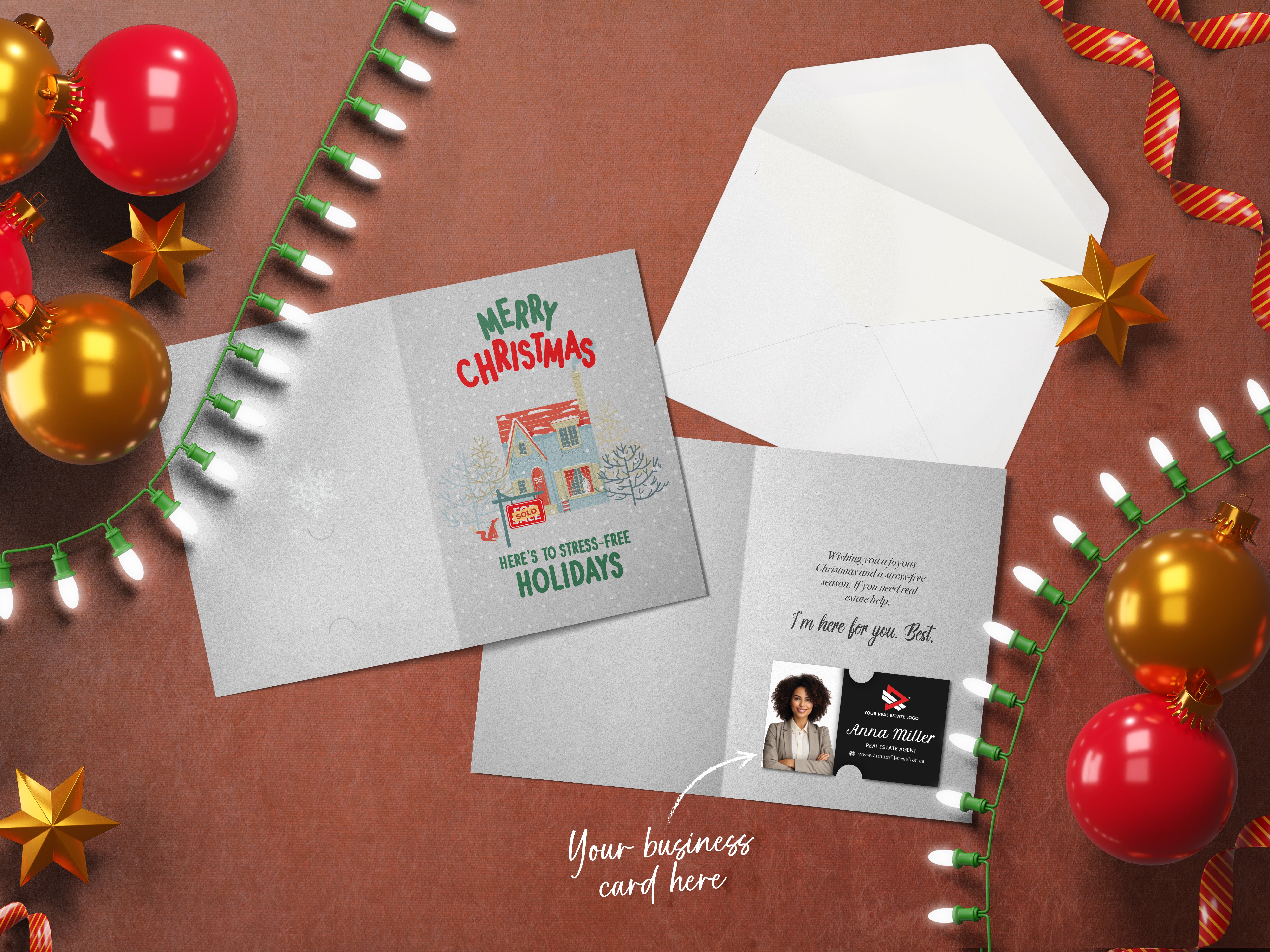 Realtor Holiday Greetings Cards