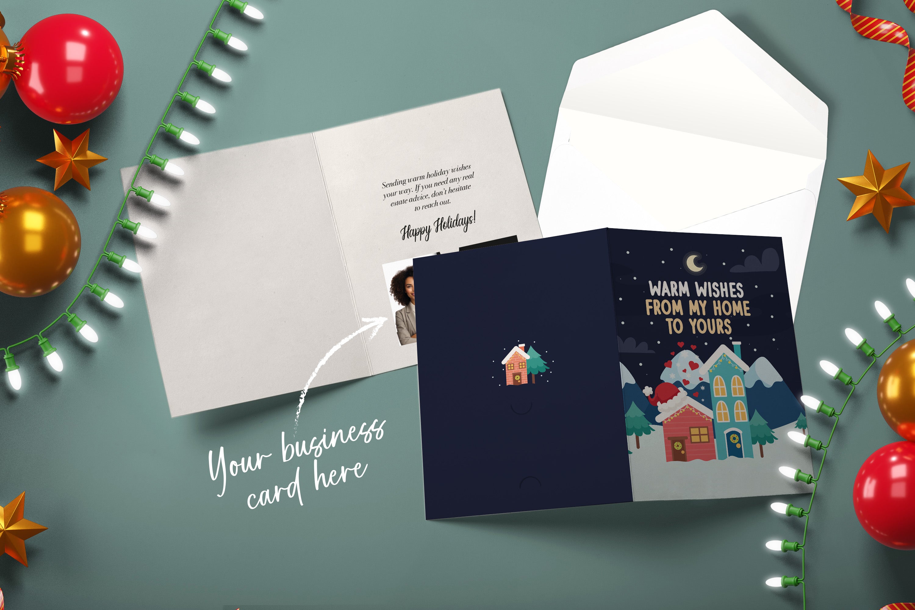 Realtor Holiday Greetings Cards