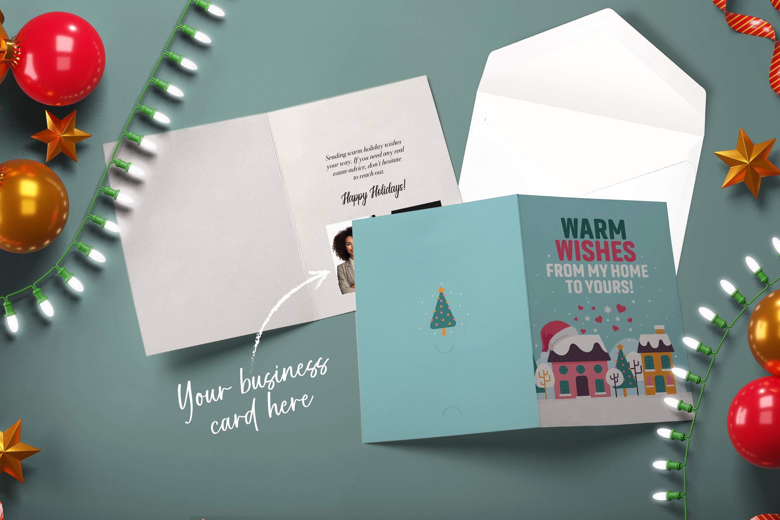 Realtor Holiday Greetings Cards