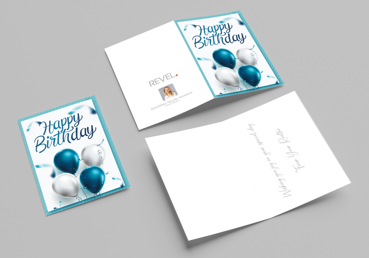 REVEL Happy Birthday Cards