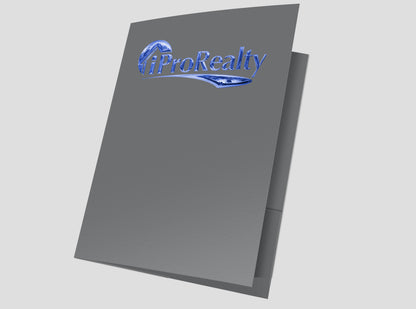 iPro Realty Presentation Folders with Embossed Foil (25 pack)