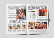 Load image into Gallery viewer, Printed Christmas Newspaper
