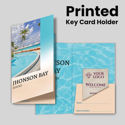 Custom Hotel Key Card Holders | Gift Card Sleeves | Hotel Access Card Sleeves | Key Card Holder | Personalized Key Card Holder