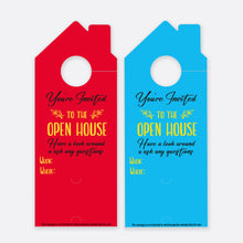 Load image into Gallery viewer, You&#39;re Invited To The Open House | Door Hanger Realtors
