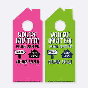 You're Invited! | Door Hanger Realtors