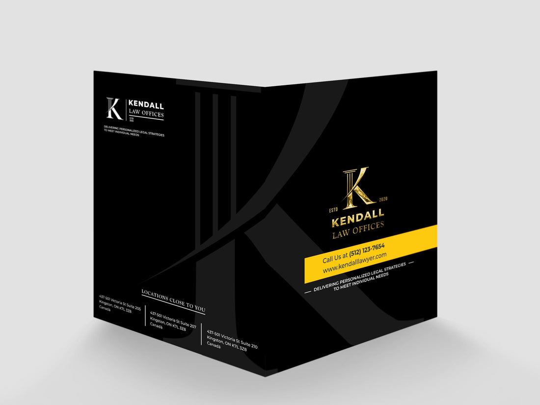 Presentation Folders for Law Firms | Luxury