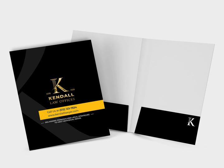 Presentation Folders for Law Firms | Luxury