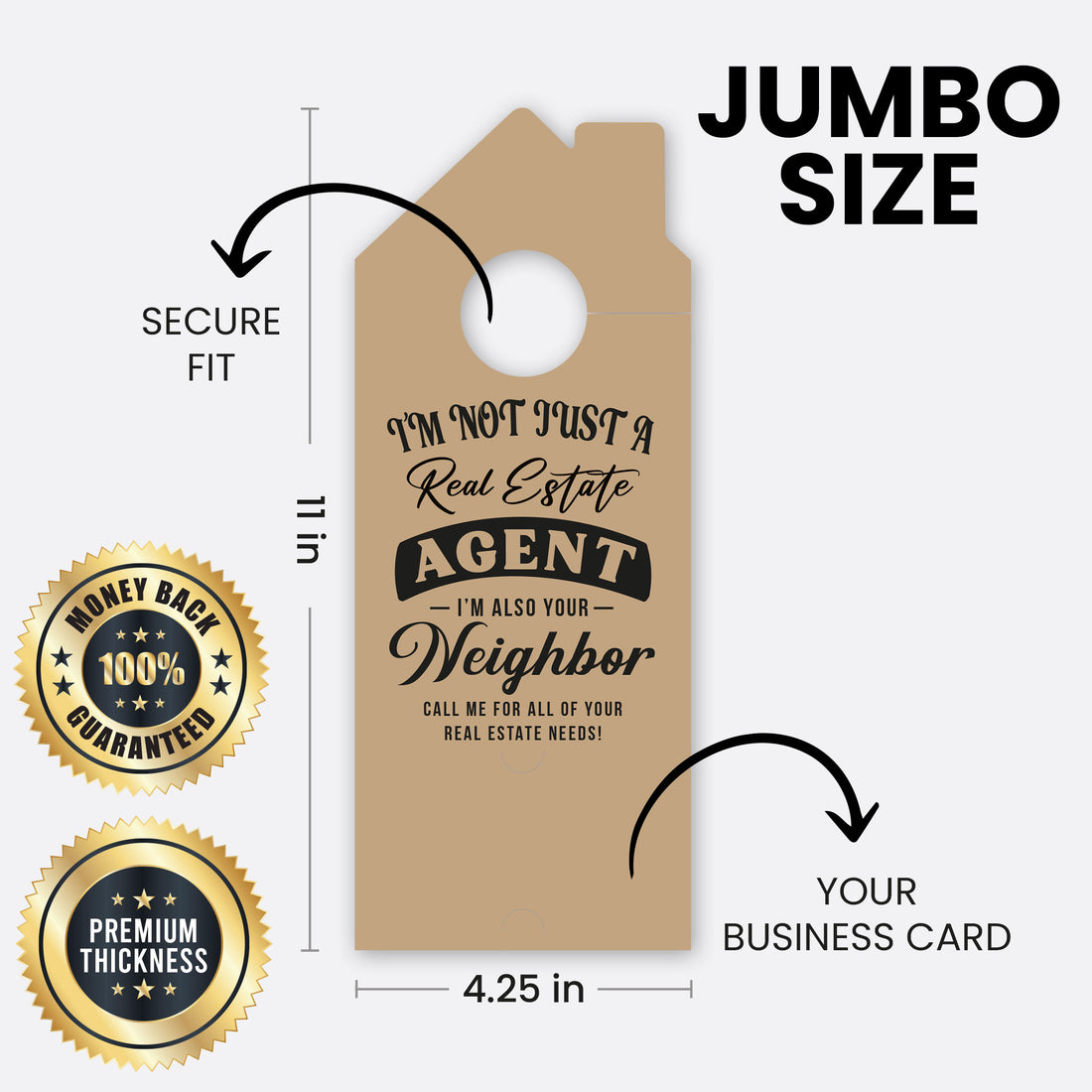 I'm Not Just A Real  Estate Agent | Door Hanger Realtors