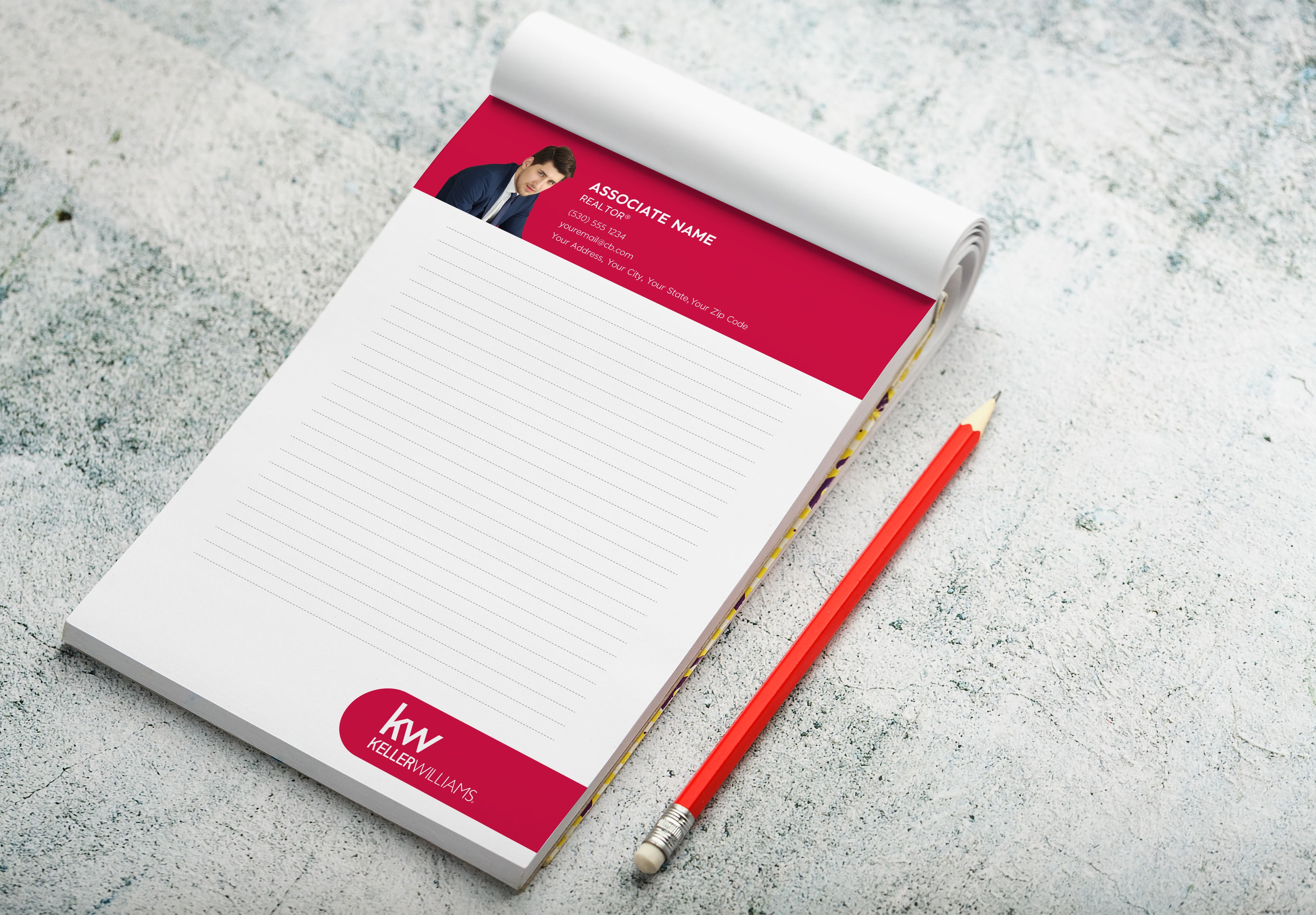 Keller Williams Custom Realtor Notepad