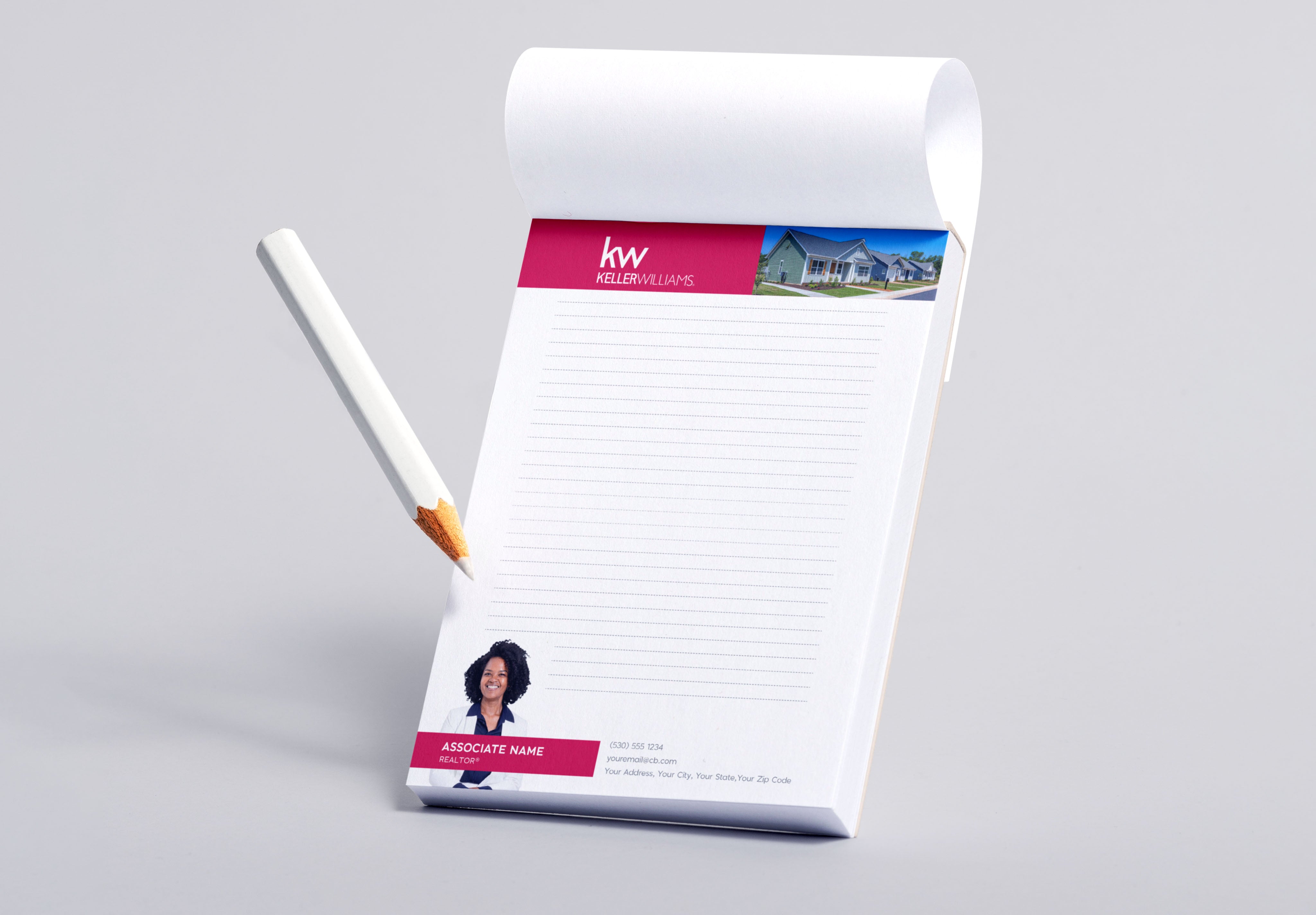 Keller Williams Custom Realtor Notepad