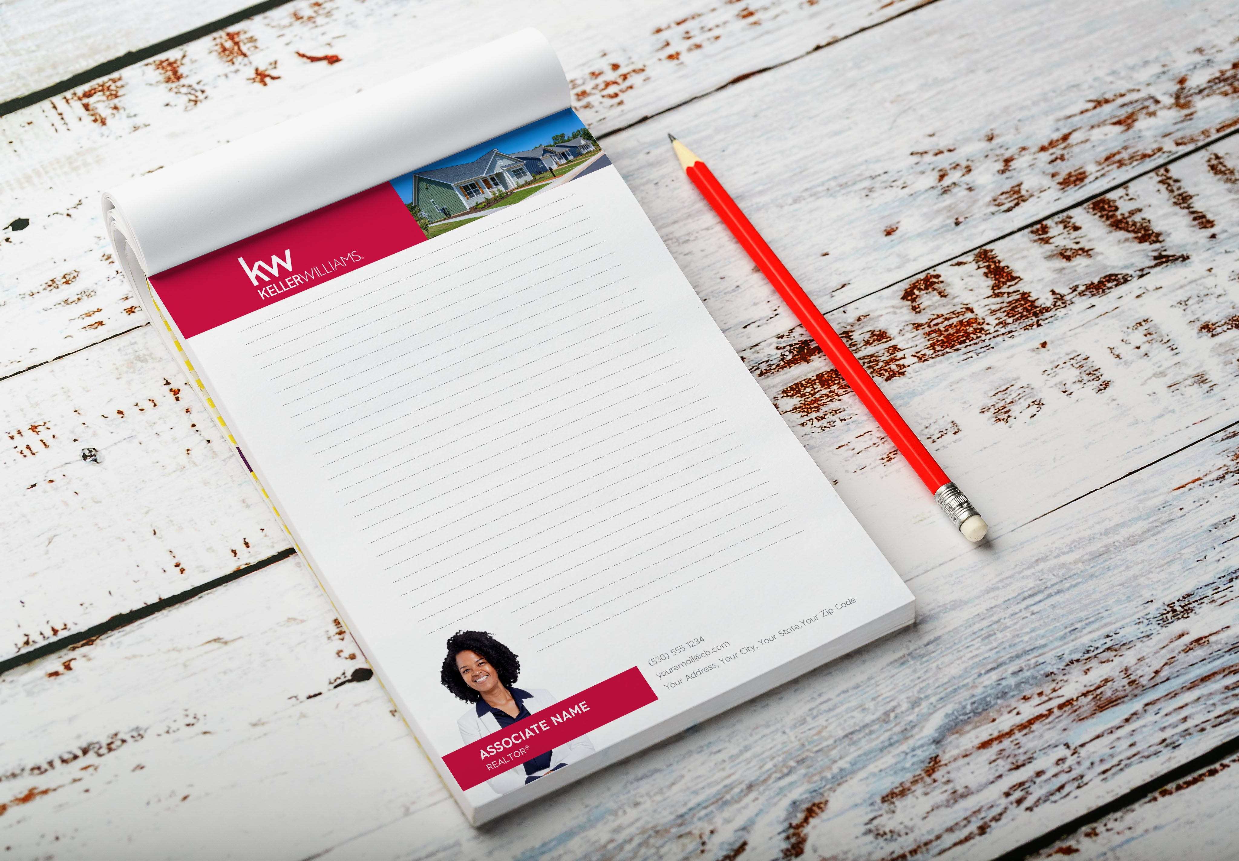 Keller Williams Custom Realtor Notepad
