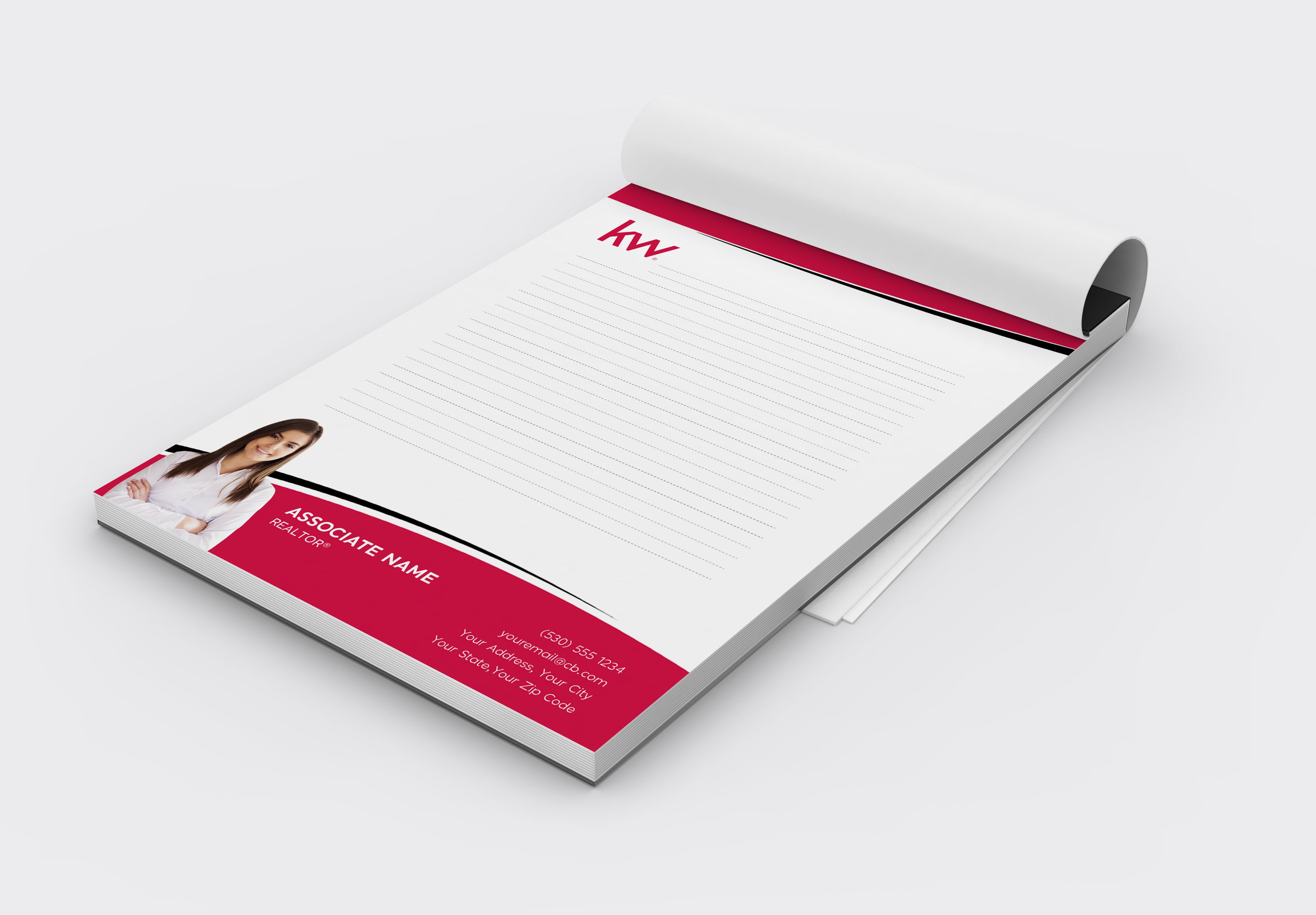 Keller Williams Custom Realtor Notepad