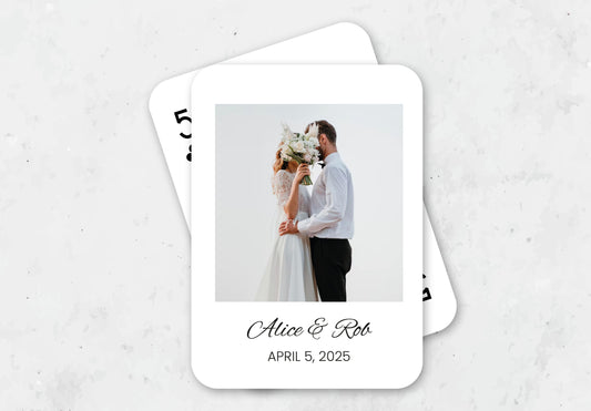 Wedding Guestbook |  Custom  |  Playing Cards