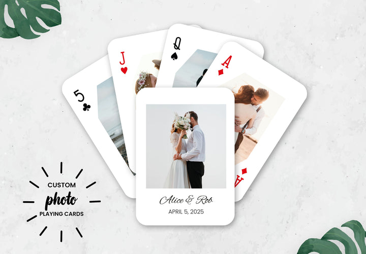 Wedding Guestbook |  Custom  |  Playing Cards